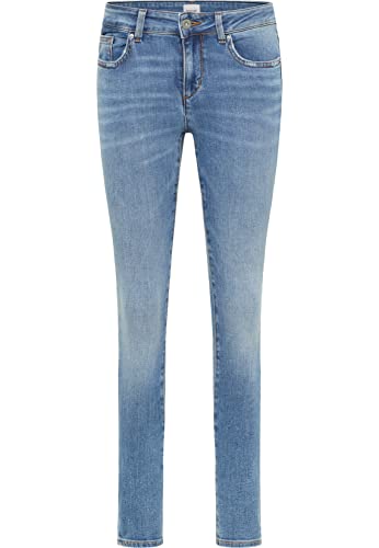 MUSTANG Damen Jeans Quincy Skinny Fit - Blau - Light Blue Denim W25-W34 Stretch, im Sale